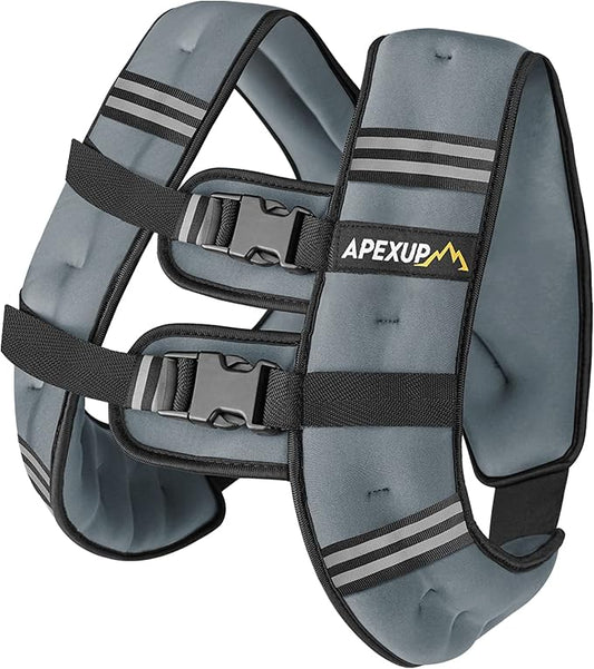 APEXUP Weighted Vest Men Women, Weight Vest for Women Workout Equipment for Strength Training Running
