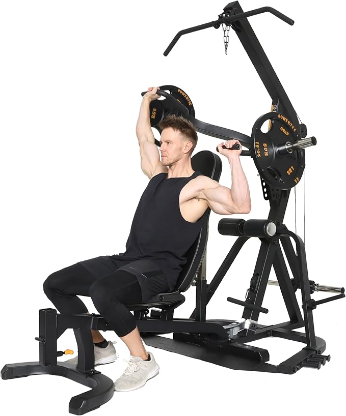 Powertec Fitness Workbench LeverSystem - Workout Bench, 500 LB Weight Capacity - Gym Equipment for Home - Adjustable Full Body Workout Machine