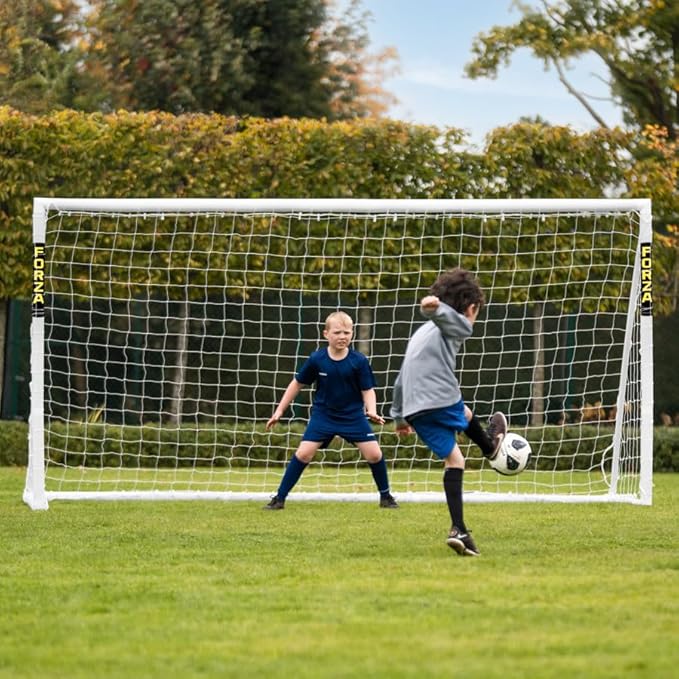 Forza Backyard Soccer Goals [9 Sizes] | Ultra-Durable uPVC Weatherproof Kids Soccer Goals | Quick Assembly – Every Goal Counts!