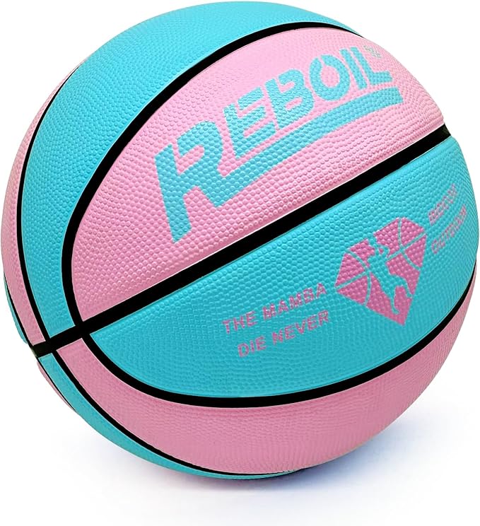 Premium Rubber/Leather Basketball - Kids & Youth, Size 3/4/5/6/7