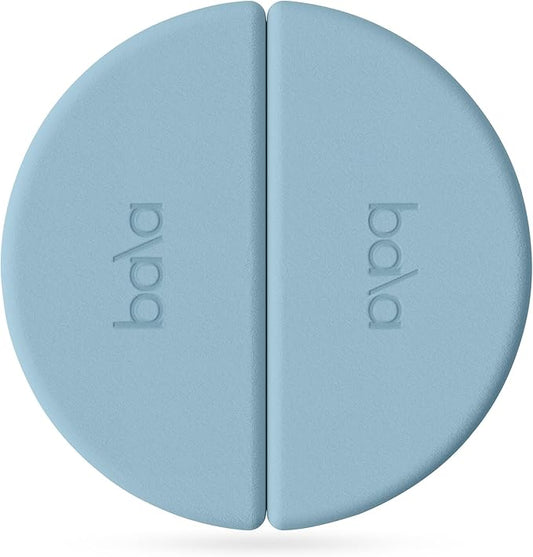 Bala Balance Blocks 2 Pack, Yoga Blocks for Working Out, (Sea) - Semi-Circular Yoga Accessories for Stretching & Exercise - Yoga Equipment for Home Workout - Yoga Block Essentials for Women & Men