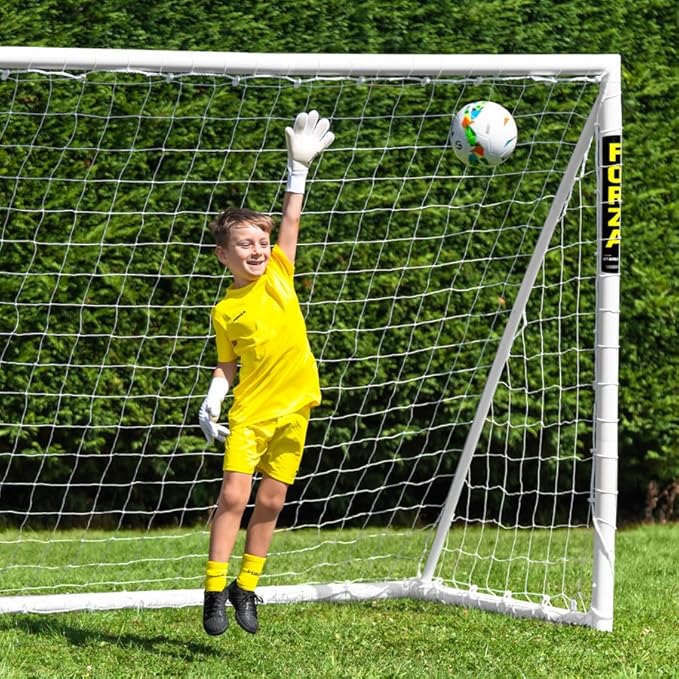 Forza Backyard Soccer Goals [9 Sizes] | Ultra-Durable uPVC Weatherproof Kids Soccer Goals | Quick Assembly – Every Goal Counts!