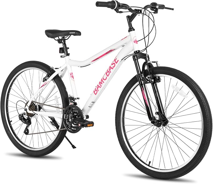 Hiland Adult 26 Inch Mountain Bike, Mens and Womens Bicycle with 21 Speed, High-Carbon Steel Frame Mountain Bicycle, Sport MTB for Men Women