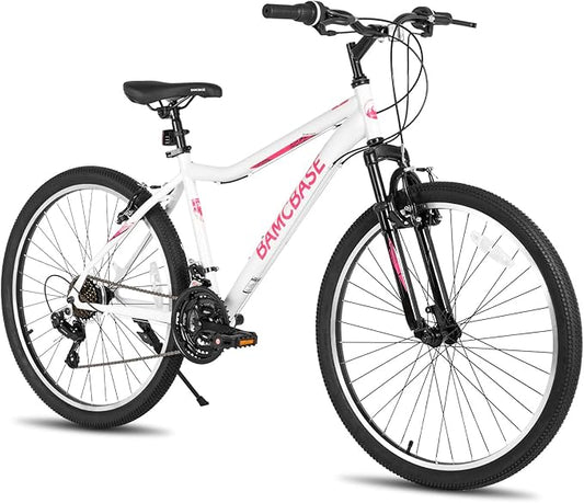 Hiland Adult 26 Inch Mountain Bike, Mens and Womens Bicycle with 21 Speed, High-Carbon Steel Frame Mountain Bicycle, Sport MTB for Men Women