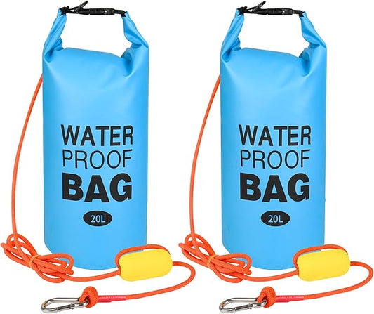 500D Sand Anchor for Small Boats, Power Watercrafts, 2 in 1 PWC Jet Ski Anchor Kit with Adjustable Buoy, Waterproof Dry Bag for Jet Ski, Kayak, Boat, Hiking Foldable Sandbags