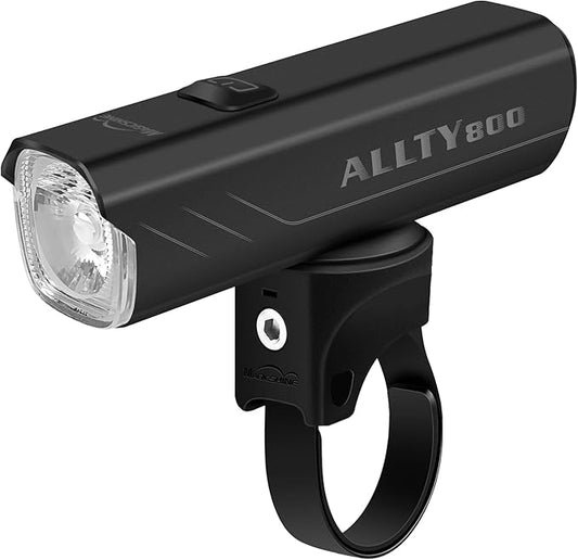 Magicshine Allty Commuter Bike Lights Allty 400, Allty 600, Allty 800 Road Bike Light, USB Type-C Rechargeable, IPX7 Waterproof LED Bike Light for Road, Urban Cyclists