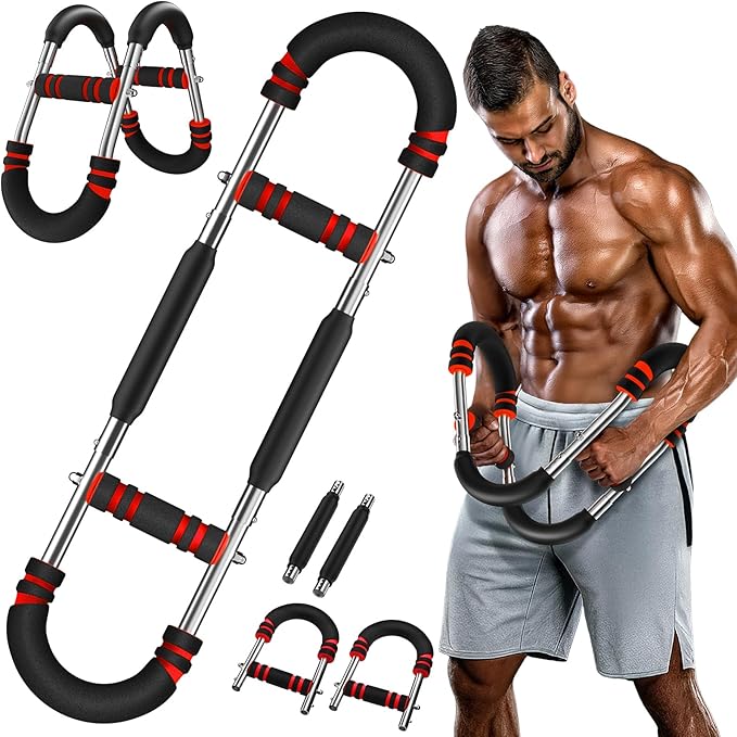 Twister Arm Trainer, Adjustable 3 Resistance Levels 60-100 lbs, Chest Workout Equipment, Arm Trainer, Twister Arm Trainer for Men & Women