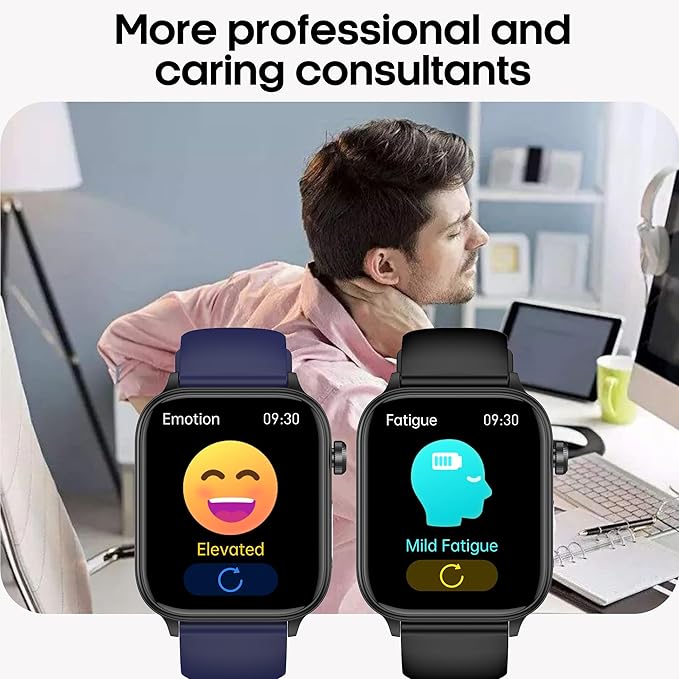 Smart Watch for Women Men(Answer/Dial) 1.96" IPS Smartwatch, 24/7 Heart Rate/Blood Oxygen/Blood Pressure/Sleep Monitor, Blood and Body Composition,100+ Sports Modes Fitness Tracker (champagne gold)