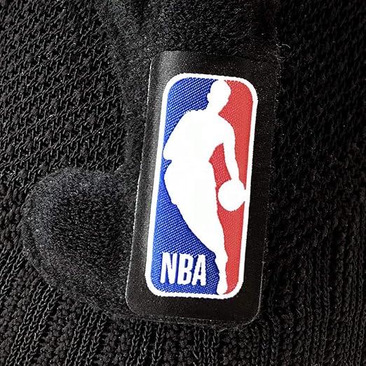 Bauerfeind Sports Knee Support NBA - Officially Licensed Basketball Knee Brace - Relief and Stabilization - Targeted Compression - Lightweight & Durable - Black, Small