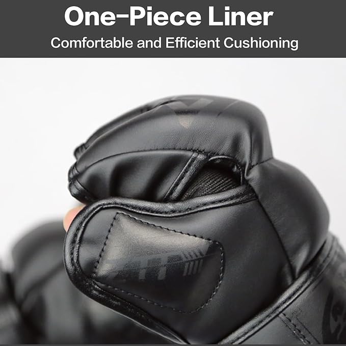Half- Finger Adjustable Training MMA Gloves XL for Men and Women Ideal for Boxing and Kickboxing with Wrist Support and an Open Palm Design These Gloves are Made from PU Leather