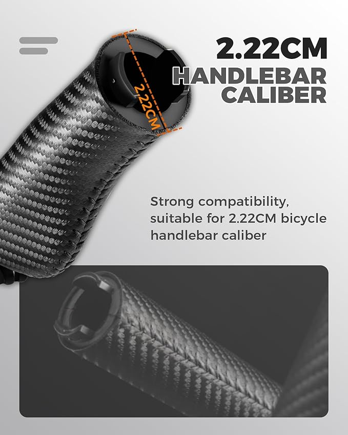 ROCKBROS Ergonomic Design Mountain Bike Grips,Double Lock-on and Non-Slip Bike Grips,Cushioned Comfortable Bicycle Handlebars Grips,for Commuting.