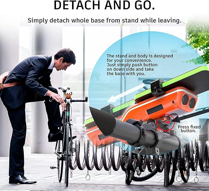Multifunctional Bike Speaker & Phone Holder - Bicycle Headlight, Horn, Microphone & Power Bank (5000mAh), Ideal for Mountain & Road Cycling