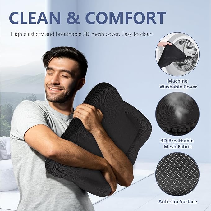 Extra Thicker Kayak Seat Cushion, Waterproof Kayak Gel Seat Cushion for Long Sitting Coccyx Sciatica Pain Relief Boat Cushion Kayak Accessories Pad for Fishing Canoe Rowing Stadium