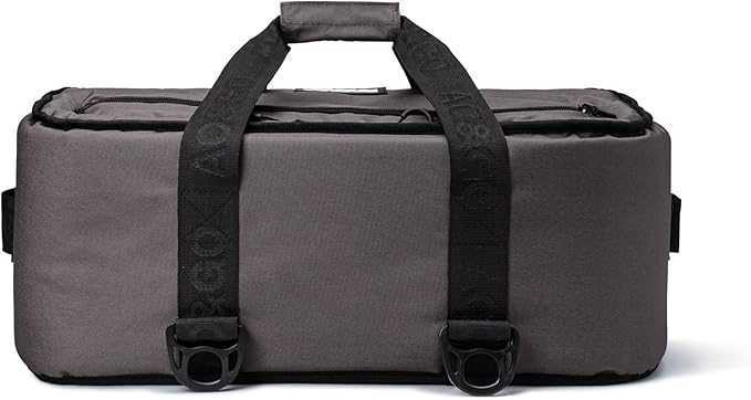 AO Coolers Stow 'n Go Canvas Soft-Sided Cooler, Low Profile and Leak Proof, Insulated for 24-Hour Cold, Smoke, 38-Can