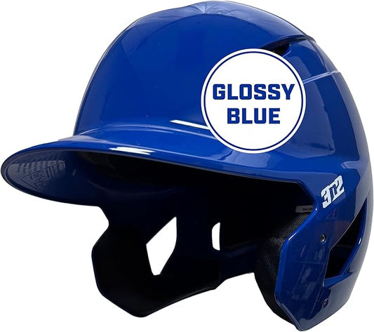 3N2 Pro Clutch Baseball Helmet - Ventilated High-Impact Shell, Moisture-Wicking Padding - Glossy