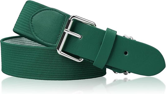 Stelle Baseball/Softball/Fastpitch Belt Girls Sports Elastic Adjustable Boys Uniform Belts Youth and Adult Sizes