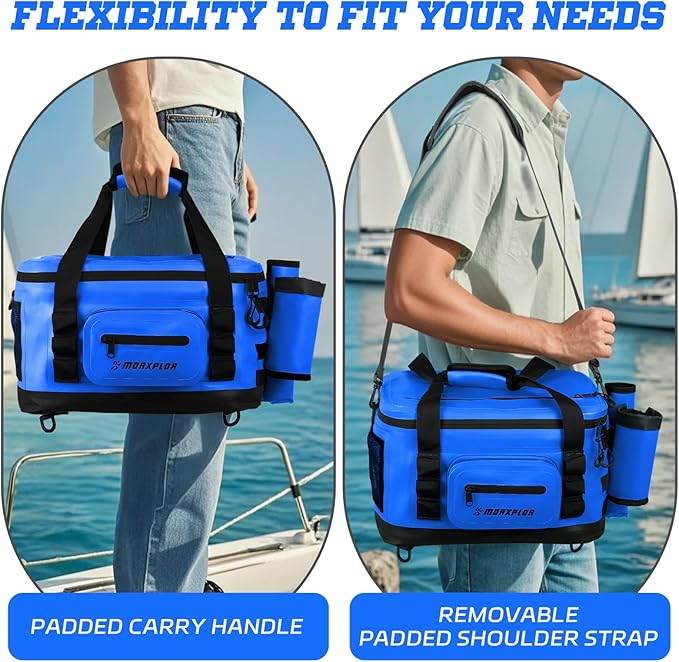 Waterproof Shell 24 cans Paddle Board Cooler Bag, Sup Deck,Kayak Cooler Bag Accessories