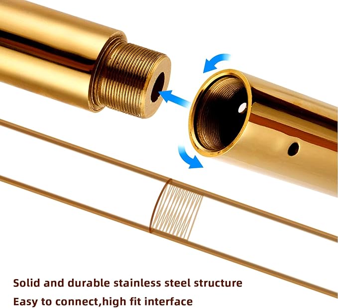 PRIOR FITNESS Premium Dance Pole Removable 45mm Spinning & Static Dancing Pole Heavy-Duty Steel Pole Dancing Pole, Adjustable Height Professional Grade Excellent for Home Exercise Club Gym