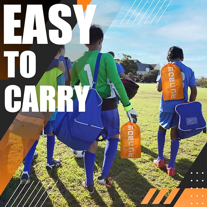 RUNBOW 5x3 ft Portable Kids Soccer Goal for Backyard Practice Soccer Net with Carry Bag
