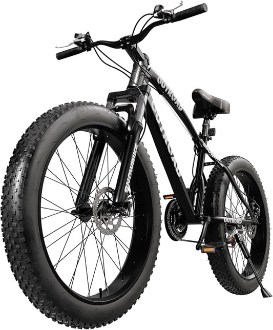 26 inch Mountain Bike with 7/21 Speeds Lightweight Cycling Bicycles, Dual Disc/V Brake,Metal Frame Bicycle for Men and Women, Adult Racing Bike, Road Bike(Blue/Grey/Black)