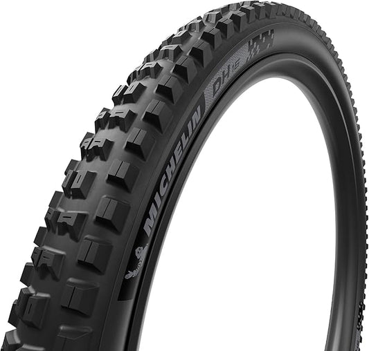 Michelin DH16 Dark Mountain Tire – 27.5'' x 2.40, Folding, Tubeless Ready with Magi-X Compound, UCI-Approved, Enhanced Grip & Puncture Protection for Enduro & Freeride