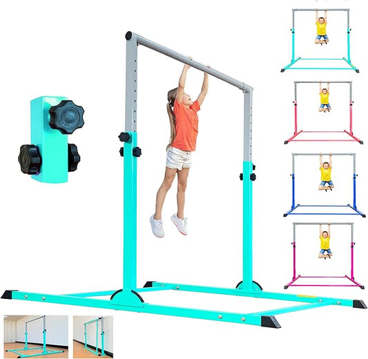 MARFULA Gymnastic Bar for Kids Gymnastic Kip Bar Horizontal Bar Gymnastic Training Equipment for Kids 3-15 Years Home and Club Use