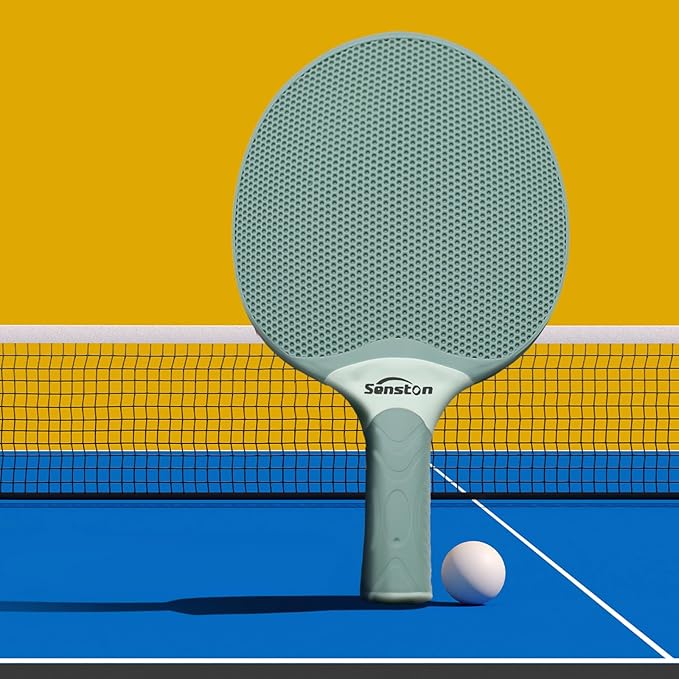Senston Table Tennis Rackets Set, Professional Table Tennis Racket with 3 Balls, Composite Rubber Ping Pong Paddle Set