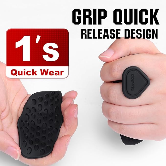 Anti-Slip Workout Grips, Ergonomic Palm Protection for Weight Lifting, Pull-Ups & Gym Training