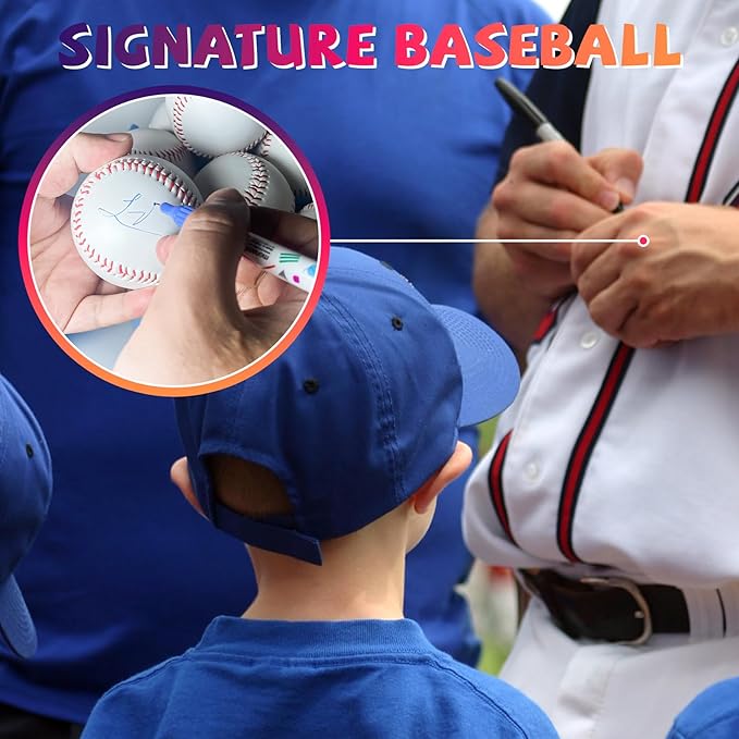 24 Pack Youth Baseballs - 9 Inch Faux Leather Practice Balls for Teen Training, Hitting, Pitching & Fielding Drills | Lightweight Unmarked Baseballs for Backyard & School Team Practice