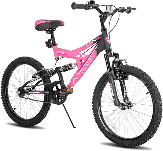 JOYSTAR 20 Inch Kids' Bike for Boys Girls Ages 7-13 Years Old, Dual-Suspension Kids Mountain Bike with Dual Handbrake & Kickstand, Multiple Colors