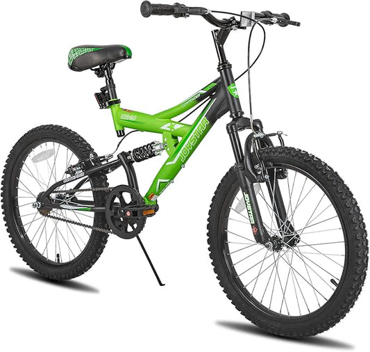 JOYSTAR 20 Inch Kids' Bike for Boys Girls Ages 7-13 Years Old, Dual-Suspension Kids Mountain Bike with Dual Handbrake & Kickstand, Multiple Colors