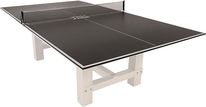 STIGA Premium Table Tennis Conversion Top - Ping Pong Pool Table Toppers with Net - Regulation Size - 2 Piece and 4 Piece Available