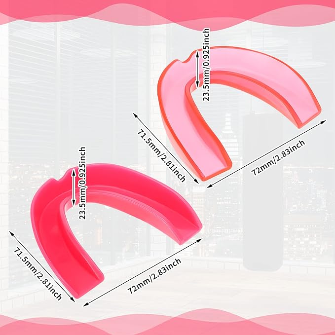 Kathfly 50 Pcs Football Mouth Guards Bulk Sports Mouth Pieces Protection Silicone Athletic Braces Football Accessories Teeth Armor Adult Teenager Teeth Armor for Boxing Basketball Hockey