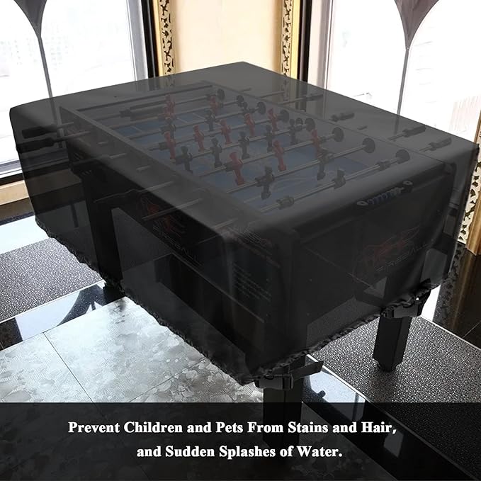 Foosball Table Cover, Waterproof Football Table Cover Outdoor Soccer Table Covers, Indoor Foosballs Table Protection (50X40X28 inch)