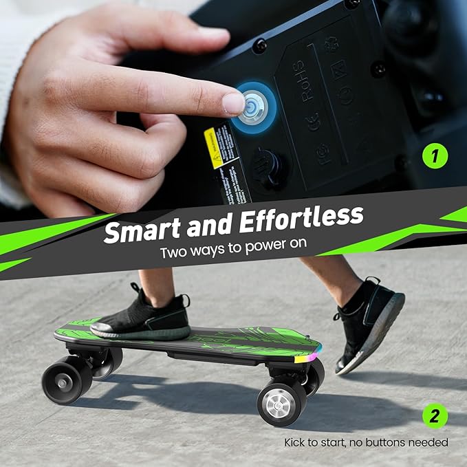 isinwheel V4/V6/V6pro/V8/V10 Electric Skateboard with Remote, 250W/450W/500W/1200W/3000W Brushless Motor, 9Mph/12Mph/30 Mph /32Mph Top Speed, Electric Longboard for Adults ＆Teens