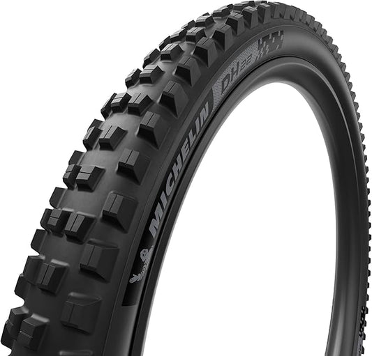 MICHELIN DH22 Dark Mountain Tire – 27.5''x2.40 Tubeless-Ready Folding Tire with MAGI-X Compound, Enhanced Grip & Puncture Protection for Mountain Biking & E-Bikes