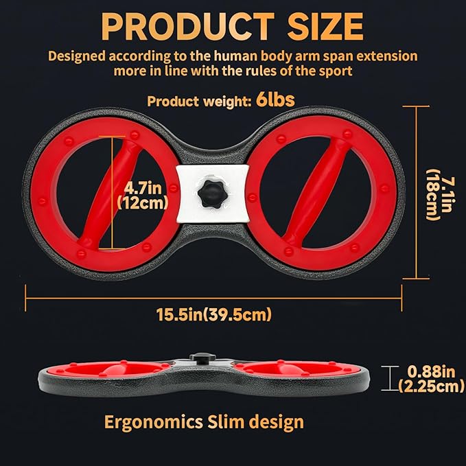 Burn Machine Arm Workout Appliances 360 Degree Rotatable Forearm Exerciser Resistance Adjustable Multi-Functional Rotational Trainer Grip Strength Trainer for Home and Gym Workouts.