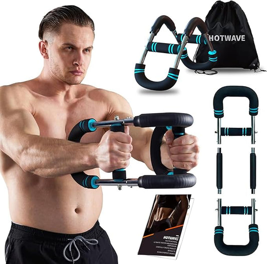 HOTWAVE Twister Arm Trainer, Chest Workout Equipment Exerciser for Men, Adjustable Arm and Chest Twister Trainer for Women - Portable Home Strength Training Fitness Equipment for Upper Body Muscle