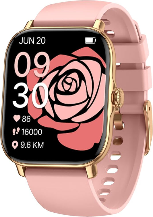 Smart Watch for Women Men, Bluetooth Call, Fitness Step Tracker Watch for Android iPhone Compatible, IP68 Waterproof Smartwatch With Sleep Monitor/Activity Tracker/Pedometer/110+ Sports Modes