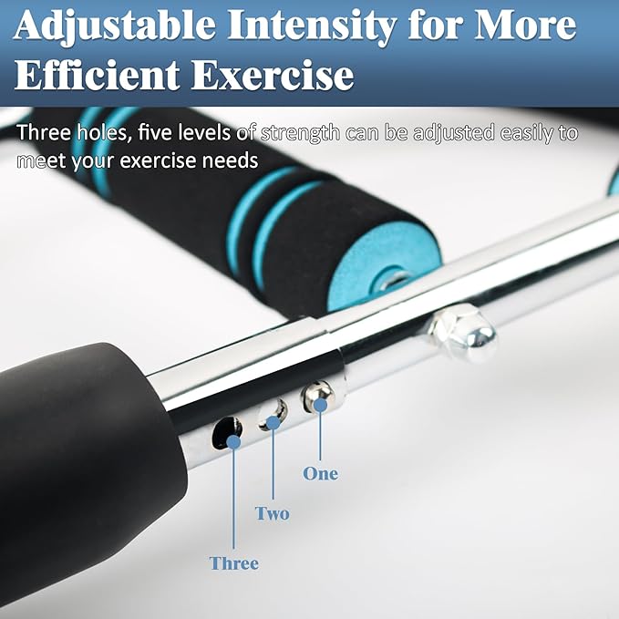 Twister Arm Trainer for Upper Body Workout – 90-160lb Adjustable Resistance Strength Training Bar for Chest, Biceps, Shoulders & Forearms | Home Gym Equipment for Men