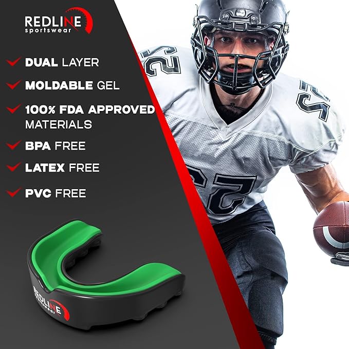 Premium Custom Molded Boxing Mouth Guard with case, Professional Braces for Sports | BPA Free Sports Mouth Guard for Football, Hockey, Lacrosse | Mouthpiece for Kids, Adult & Youth