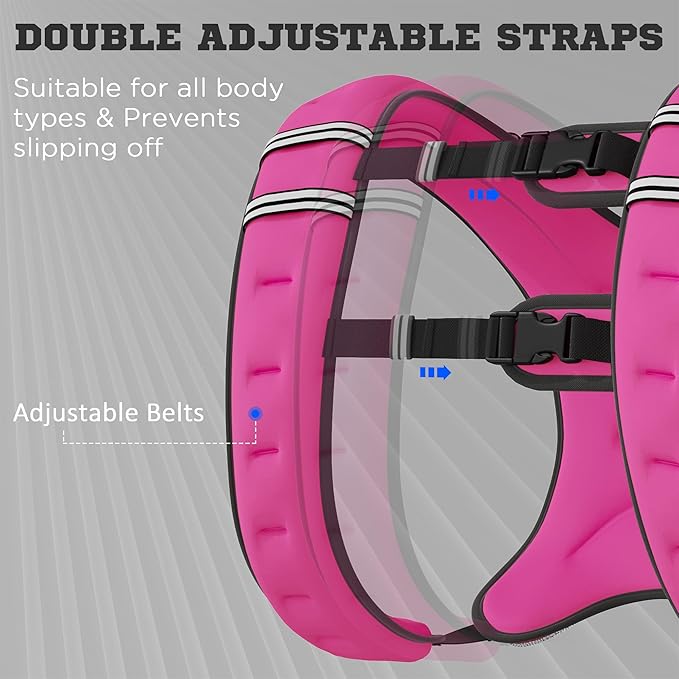 Soozier Body Weighted Vest with Pocket, Soft Skin-Friendly Weighted Workout Vest, Adjustable Weighted Running Equipment, 17.6 lbs.