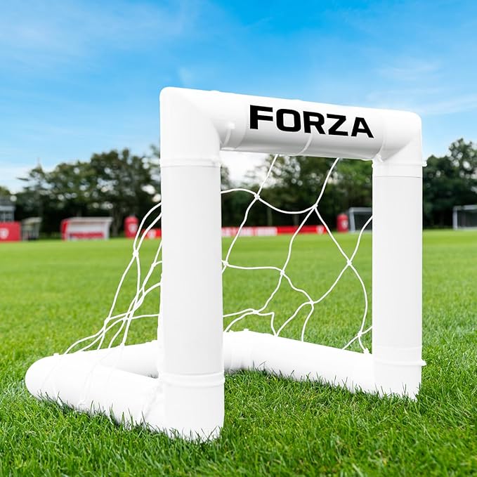 Forza Backyard Soccer Goals [9 Sizes] | Ultra-Durable uPVC Weatherproof Kids Soccer Goals | Quick Assembly – Every Goal Counts!