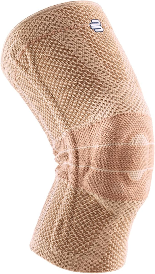 Bauerfeind - GenuTrain - Knee Brace - Targeted Support for Pain Relief and Stabilization of The Knee, Provides Relief of Weak, Swollen, and Injured Knees- Size 3 - Color Nature
