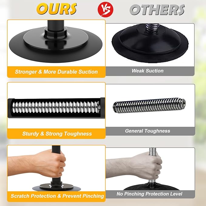 Strong Suction Desktop Punching Bag - Stress Relief Boxing Ball with Upgraded Durable Spring, Secured Office Home Desk Toy Gift for Kids, Friends, and Coworkers