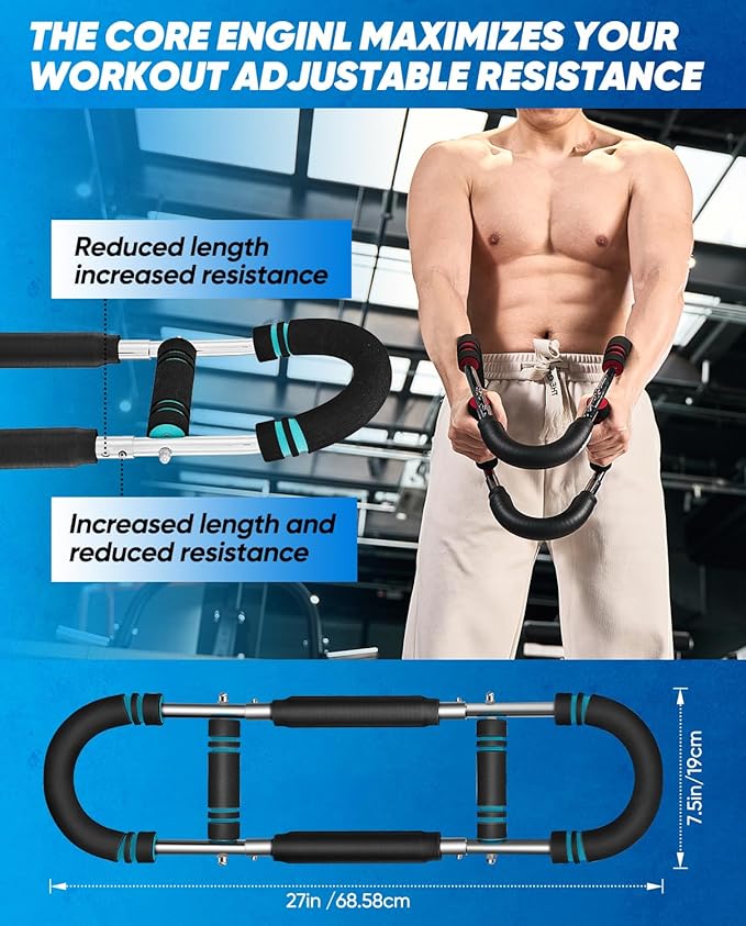 Twister Arm Trainer,PowerTwist Arm Trainer,Home Workout Equipment,Upper Body Strength Training Machine,Detachable Design,Fitness Anywhere