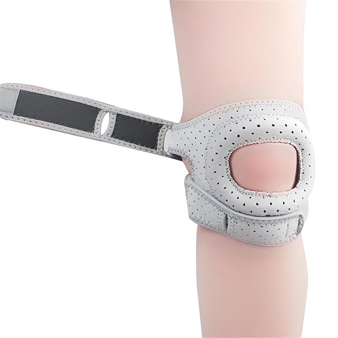 Knee Brace for Women Men Adjustable Knee Support with Side Stabilizers Patella Knee Brace with Patella Gel Pads for Meniscus Tear Knee Pain Arthritis Pain Injury Recoverys Running Workout