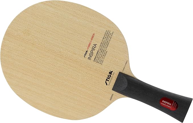 Stiga Inspira Hybrid Carbon Table Tennis Blade, Offensive Professional Blade with Maximum Control & Power