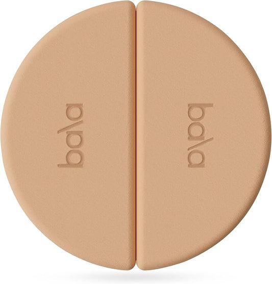 Bala Balance Blocks 2 Pack, Yoga Blocks for Working Out, (Sand) - Semi-Circular Yoga Accessories for Stretching & Exercise - Yoga Equipment for Home Workout - Yoga Block Essentials for Women & Men