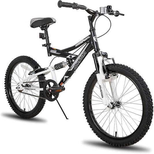 JOYSTAR 20 Inch Kids' Bike for Boys Girls Ages 7-13 Years Old, Dual-Suspension Kids Mountain Bike with Dual Handbrake & Kickstand, Multiple Colors